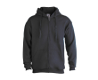 Promotionele hoodies met rits, 280 g/m2 in de kleur donkerblauw