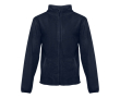 Fleece sweaters met logo, 260 g/m2 in de kleur marineblauw
