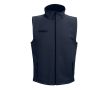 Softshell reclame jas met opdruk, 280 g/m2 in de kleur marineblauw