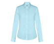 Dames bedrijfsoverhemd met logo, 115 g/m2 in de kleur lichtblauw