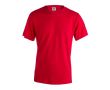 Reclame T-shirts met logo, 150 g/m2 in de kleur rood