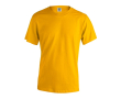 Reclame T-shirts met logo, 150 g/m2 in de kleur donkergeel