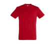 Goedkope T-shirts met logo, 150 g/m2 in de kleur rood