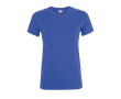 Bedrukte dames T-shirts, 150 g/m2 in de kleur koningsblauw