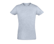 Reclame T-shirts met logo, 150 g/m2 in de kleur gemarmerd blauw