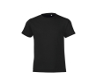 Katoenen T-shirts voor kinderen, 150 g/m2 in de kleur zwart