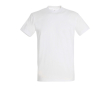 Katoenen unisex T-shirts met logo, 190 g/m2 in de kleur wit