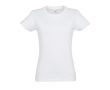 Gepersonaliseerde dames T-shirts, 190 g/m2 in de kleur wit