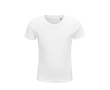 Eco T-shirts voor kinderen, 150 g/m2 in de kleur wit