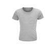 Eco T-shirts voor kinderen, 150 g/m2 in de kleur gemarmerd grijs
