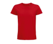 Biologisch katoenen shirts, 175 g/m2 in de kleur rood