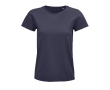 Damesshirt van biologisch katoen, 175 g/m2 in de kleur titanium