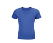 Kinder-T-shirts met ronde hals, 175 g/m2 in de kleur koningsblauw