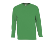 Bedrukt shirt met lange mouwen, 150 g/m2 in de kleur groen