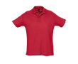 Katoenen poloshirts met opdruk, 170 g/m2 in de kleur rood
