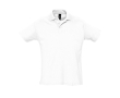 Katoenen poloshirts met opdruk, 170 g/m2 in de kleur wit