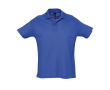 Katoenen poloshirts met opdruk, 170 g/m2 in de kleur koningsblauw