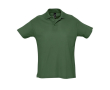 Katoenen poloshirts met opdruk, 170 g/m2 in de kleur donkergroen