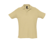 Katoenen poloshirts met opdruk, 170 g/m2 in de kleur lichtbruin