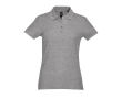 Bedrukt poloshirt voor vrouwen, 170 g/m2 in de kleur grijs