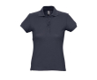Bedrukt poloshirt voor vrouwen, 170 g/m2 in de kleur donkerblauw