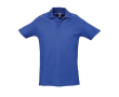 Katoenen poloshirt met korte mouwen, 210 g/m2 in de kleur koningsblauw