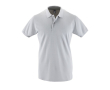 Katoenen poloshirt met logo, 180 g/m2 in de kleur grijs