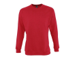 Bedrukte sweater met ronde hals, 280 g/m2 in de kleur rood