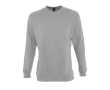Bedrukte sweater met ronde hals, 280 g/m2 in de kleur gemarmerd grijs