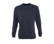 Bedrukte sweater met ronde hals, 280 g/m2 in de kleur donkerblauw