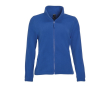 Fleece dames vest met bedrijfslogo, 300 g/m2 in de kleur koningsblauw