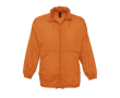 Windjack met bedrijfslogo, 210 g/m2 in de kleur oranje