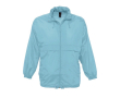 Windjack met bedrijfslogo, 210 g/m2 in de kleur lichtblauw