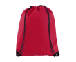 Goedkope rugzak bedrukken (pp plastic) kleur rood