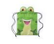 Bedrukte rugtasjes met logo (dierenmotief) kleur groen