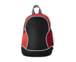 Eco polyester/ non-woven rugzak met logo kleur rood