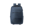 Polyester trolley rugzak bedrukken met logo kleur marineblauw