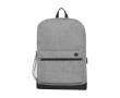 Bedrukte laptop rugzak (incl. usb-poort) kleur grijs