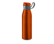 Aluminium drinkfles met originele dop in de kleur oranje