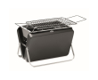 Kleine barbecue koffer met logo kleur zwart