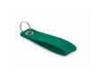 Rechthoekige vilten sleutelhanger met logo kleur groen