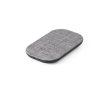 Draadloze oplader met logo kleur grijs