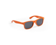RPET zonnebril met logo kleur oranje