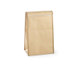 Relatiegeschenk koeltas met klittenbandsluiting kleur naturel