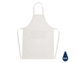 Duurzame basic schort met opdruk kleur beige