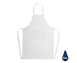 Duurzame basic schort met opdruk kleur wit
