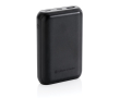 Powerbank met snellaadfunctie kleur zwart