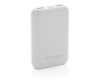 Powerbank met snellaadfunctie kleur wit