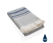 Grote sneldrogende hamam handdoek kleur marineblauw