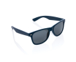Promotie zonnebril van gerecycled plastic kleur marineblauw